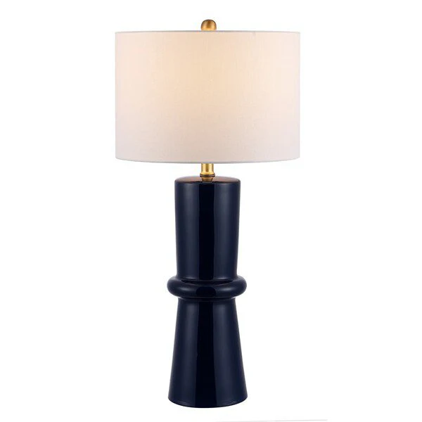Safavieh Ellaria Ceramic Table Lamp Set Of 2 - Navy - Image 2