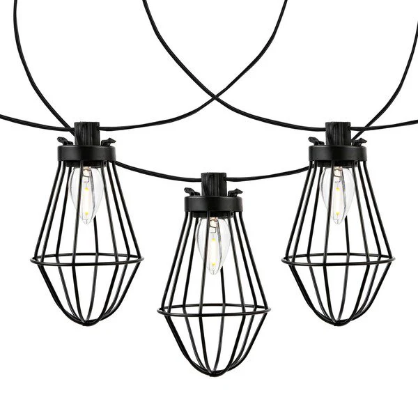 Safavieh Ellina Led Outdoor String Lights - Black - Image 2