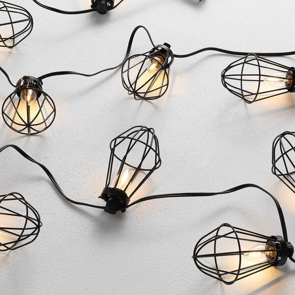 Safavieh Ellina Led Outdoor String Lights - Black - Image 3