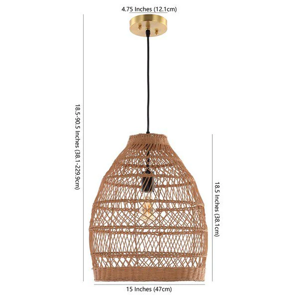 Safavieh Elodia Pendant - Natural - Image 3