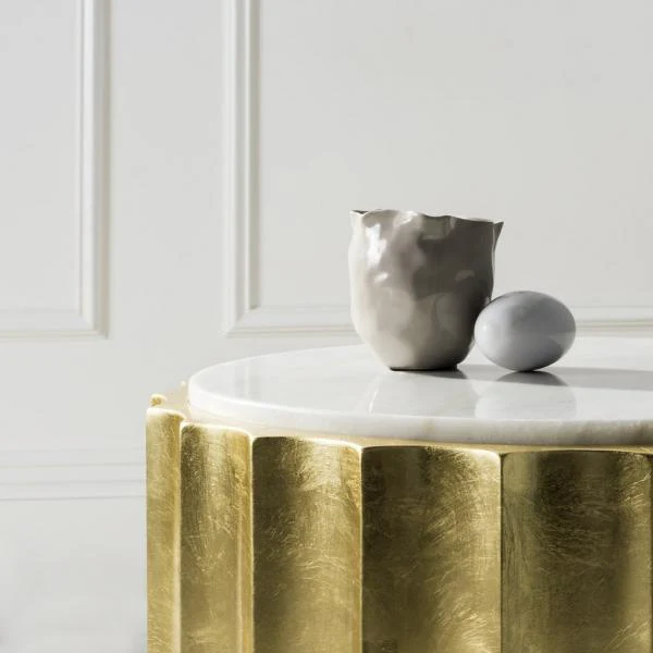 Safavieh Elodie Gold Side Table - Gold - Image 5