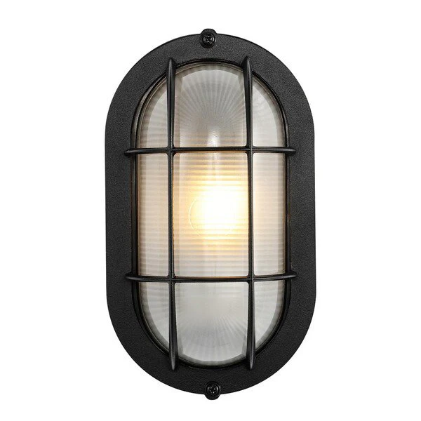 Safavieh Elora Outdoor Wall Sconce Set Of 2 - Textured Black - Image 2
