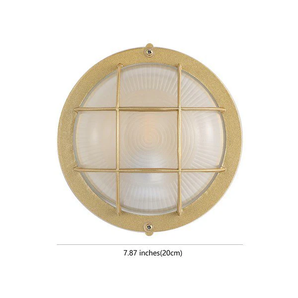 Safavieh Elson Outdoor Wall Sconce Set Of 2 - Gold - Image 3