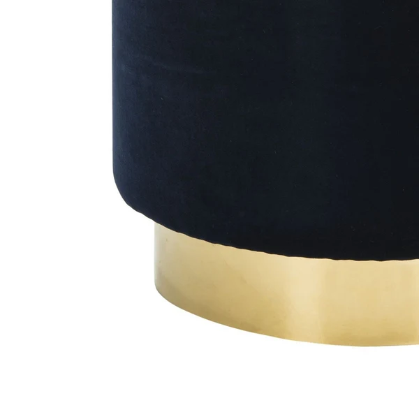 Safavieh Elsworth Ottoman - Navy - Image 5
