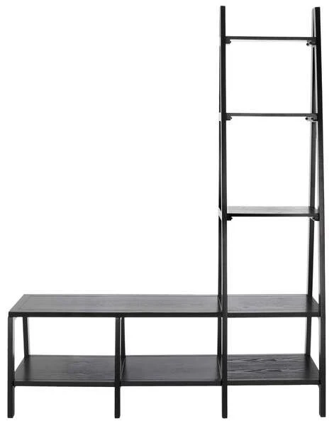 Safavieh Elwin 7 Shelf Etegere - Black - Image 2