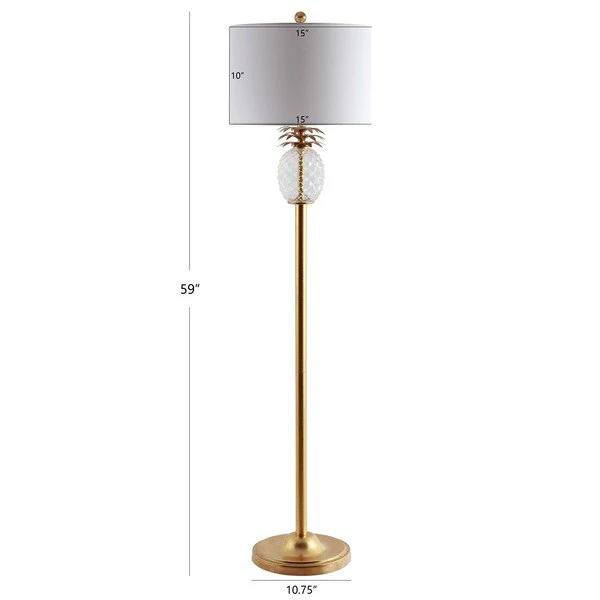 Safavieh Elza Floor Lamp - Gold Leaf - Image 3