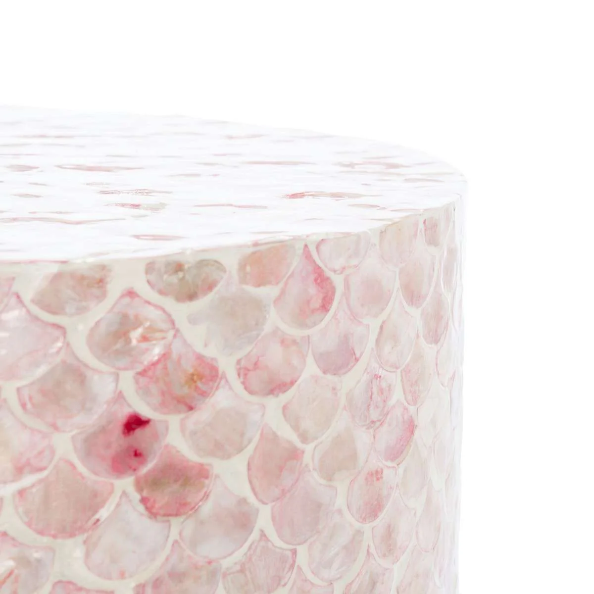 Safavieh Emberlyn Round Accent Table - Pink - Image 2