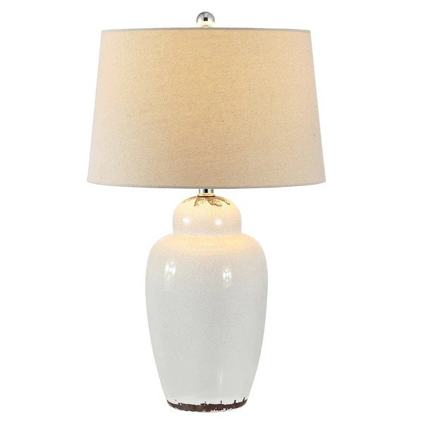 Safavieh Emerly Table Lamp Set Of 2 - Antique White - Image 2