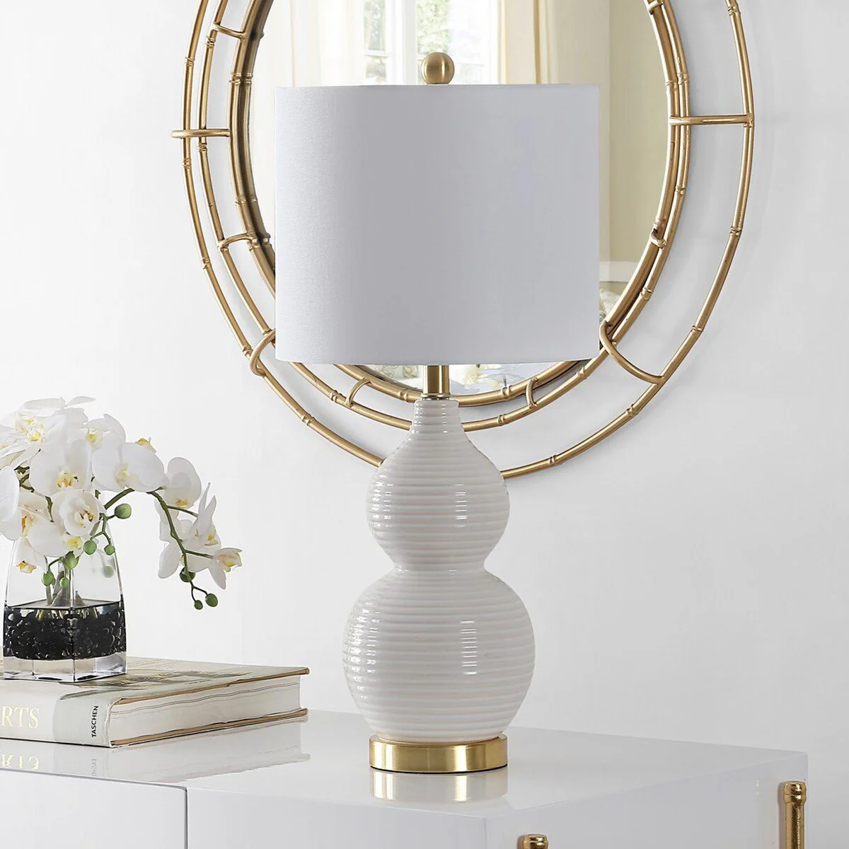 Safavieh Emery Table Lamp - Ivory - Image 3