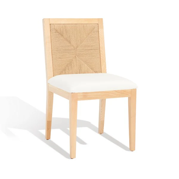 Safavieh Emilio Woven Dining Chair Set Of 2 - Natural - Image 2