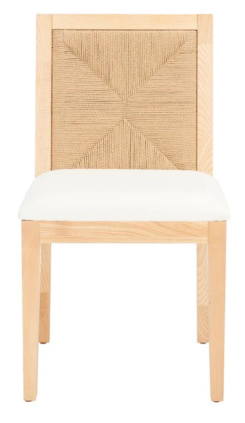 Safavieh Emilio Woven Dining Chair Set Of 2 - Natural - Image 3
