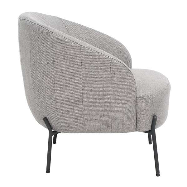 Safavieh Emmi Upholstered Accent Chair - Gray - Image 2