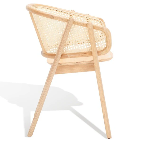 Safavieh Emmy Rattan Back Dining Chair - Natural - Image 4