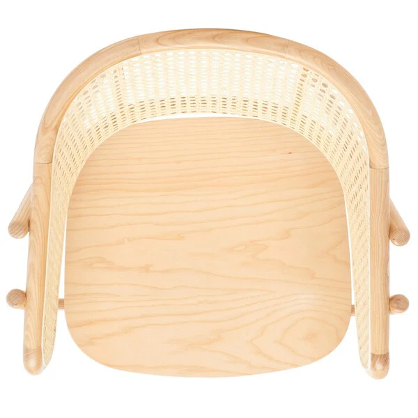 Safavieh Emmy Rattan Back Dining Chair - Natural - Image 5