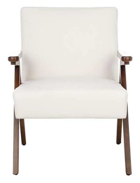 Safavieh Emyr Arm Chair - White - Image 2