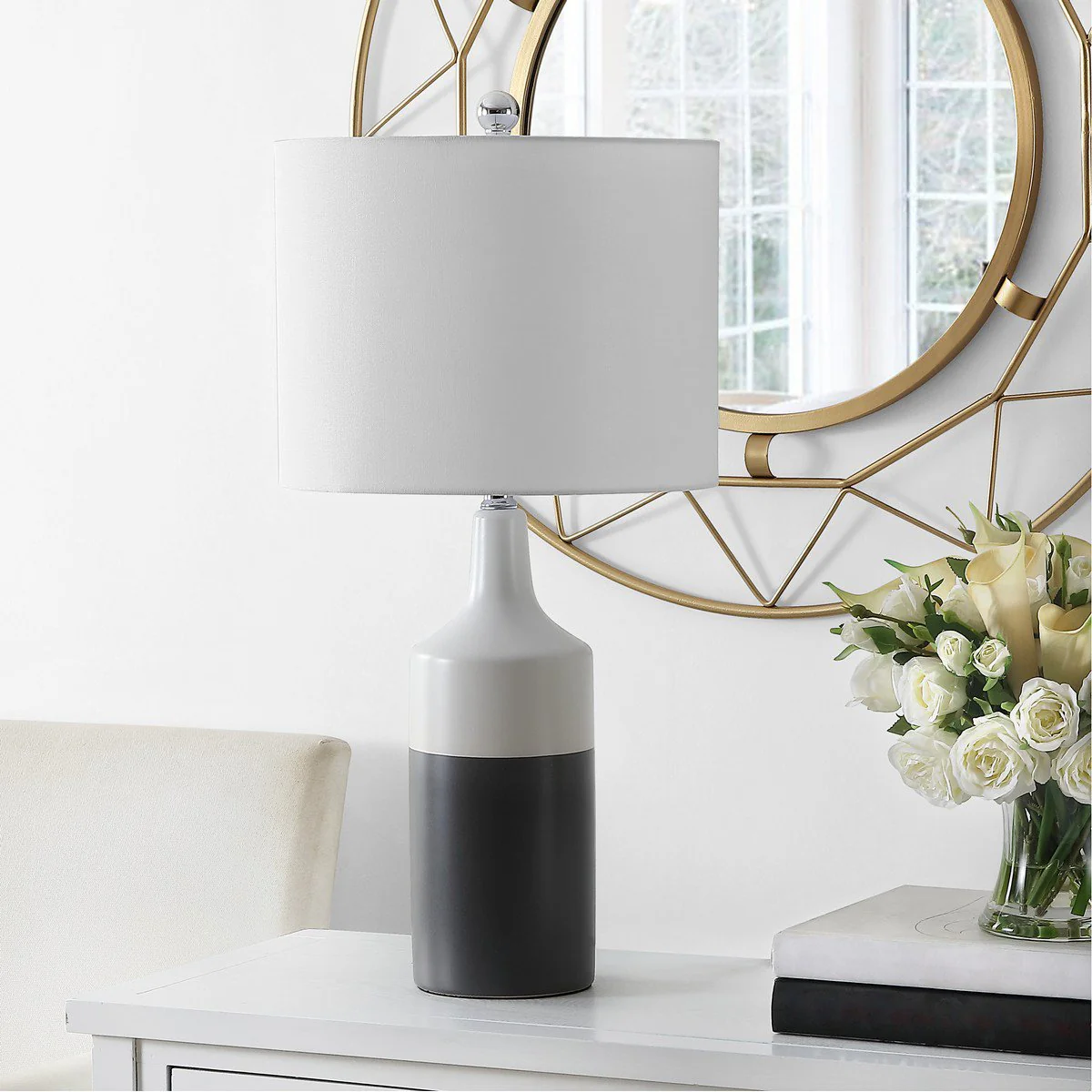 Safavieh Enri Table Lamp - Grey - Image 3