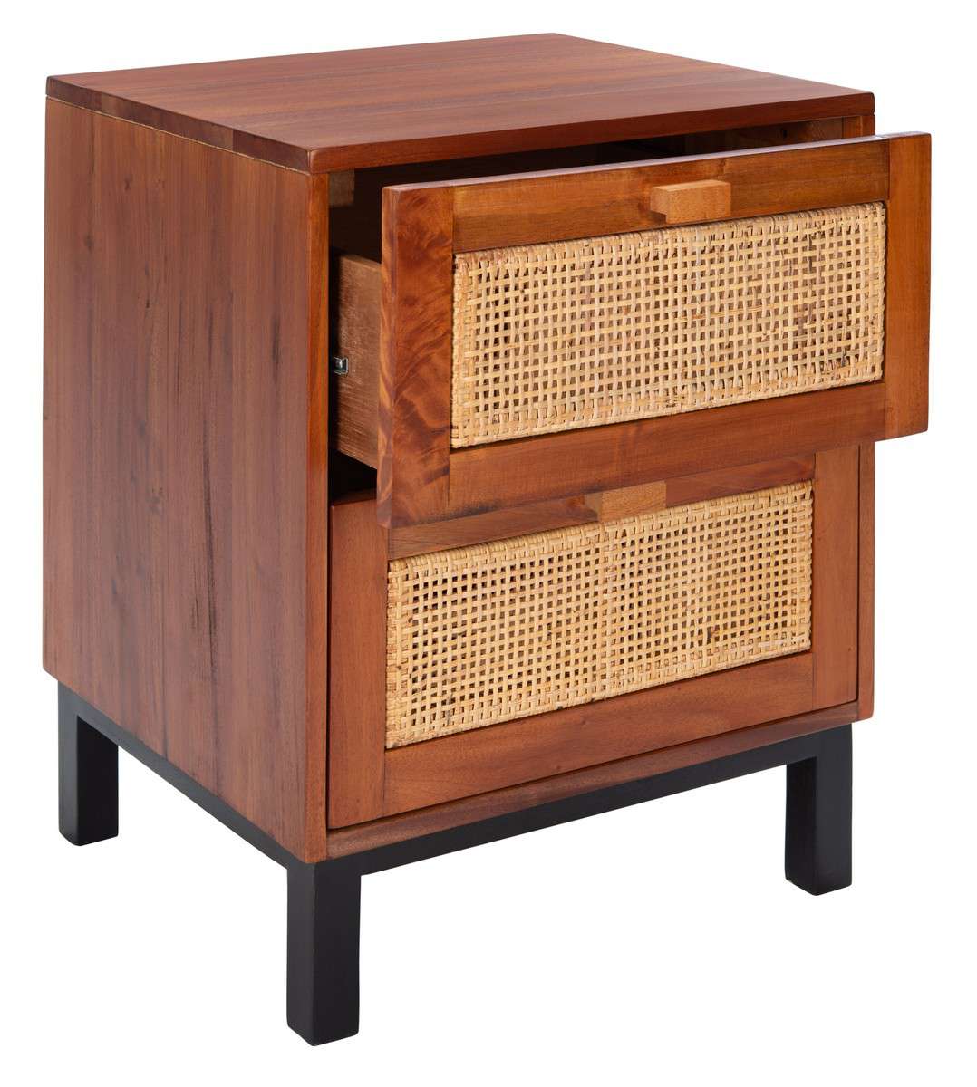 Safavieh Erica 2 Drawer Nightstand - Natural - Image 3