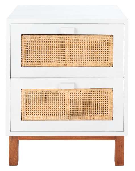 Safavieh Erica 2 Drawer Nightstand - White - Image 2