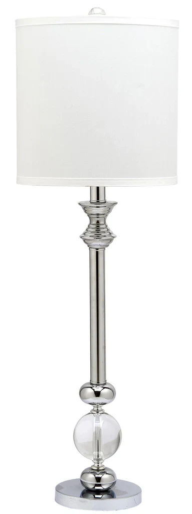 Safavieh Erica 31-Inch H Crystal Candlestick Lamp Set Of 2 - Clear - Image 2