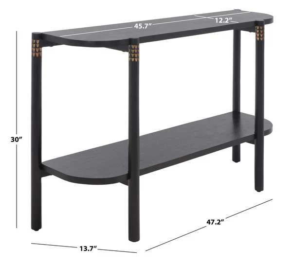 Safavieh Errington Console Table - Black - Image 3