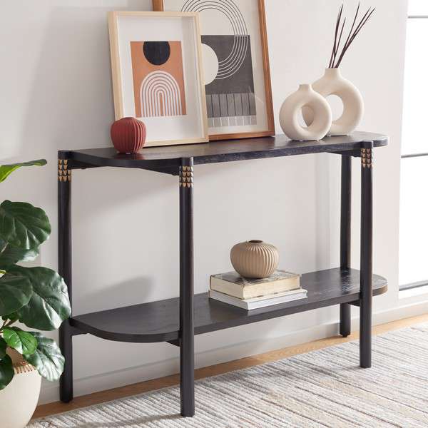 Safavieh Errington Console Table - Black - Image 4