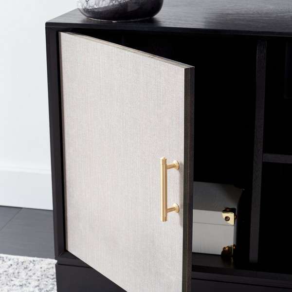 Safavieh Estella 2Dr 1 Shelf Media Stand - Black - Image 3
