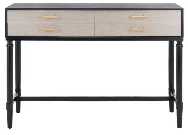 Safavieh Estella 4Drw Console Table - Black - Image 2