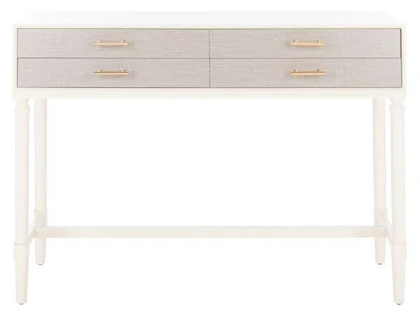 Safavieh Estella 4Drw Console Table - White - Image 2