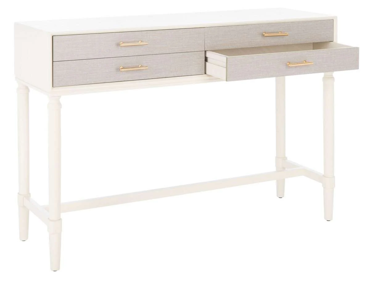 Safavieh Estella 4Drw Console Table - White - Image 3