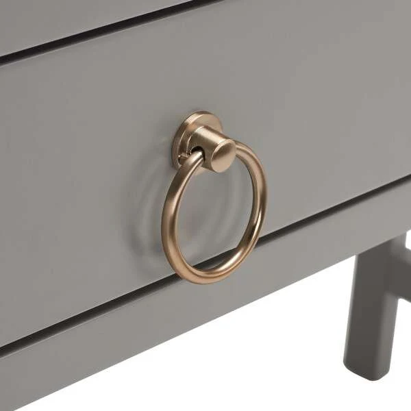 Safavieh Esther 2 Drawer Desk - Gray - Image 3