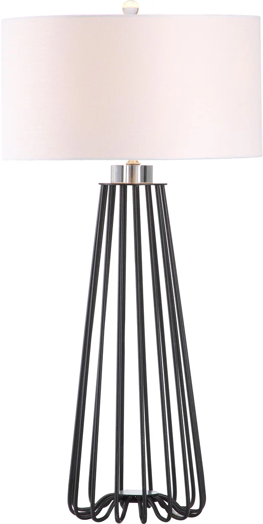 Safavieh Estill 34-Inch H Table Lamp Set Of 2 - Black - Image 2