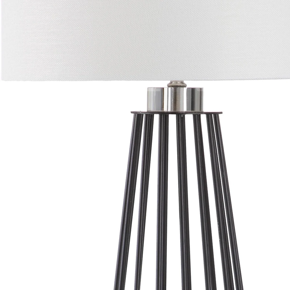 Safavieh Estill 34-Inch H Table Lamp Set Of 2 - Black - Image 3