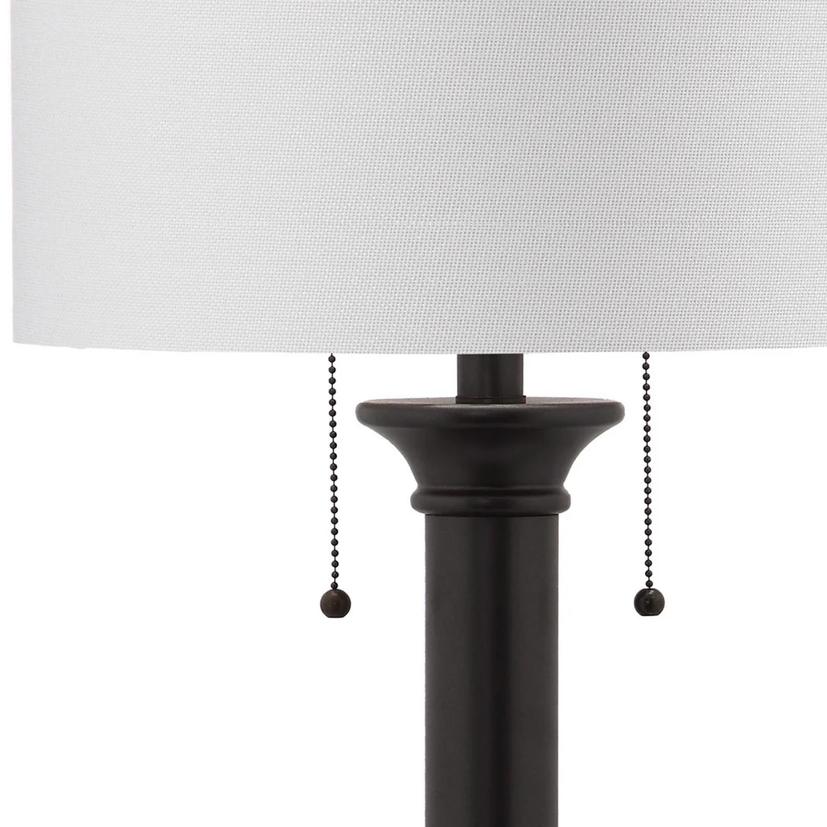 Safavieh Estilo 36-Inch H Column Table Lamp Set Of 2 - Silver Grey - Image 3