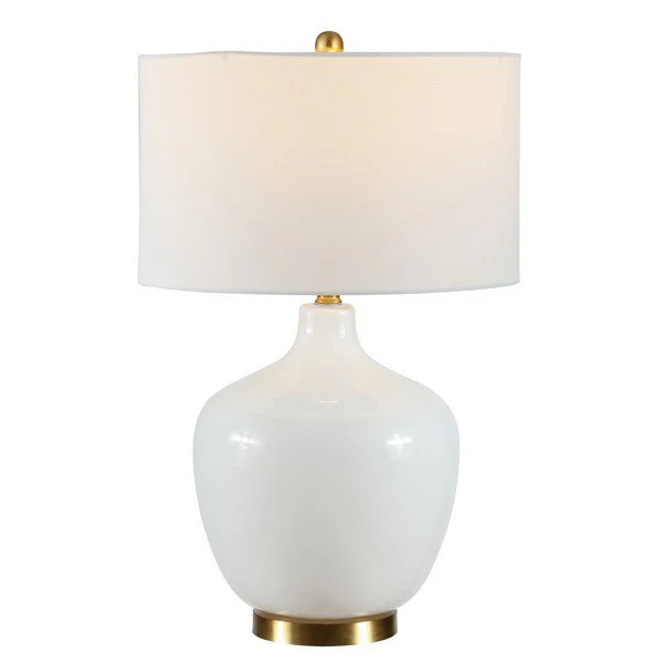 Safavieh Eugenie Glass Table Lamp - White - Image 2