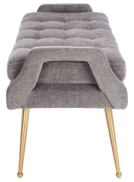 Safavieh Everdeen Bench - Charcoal - Image 2
