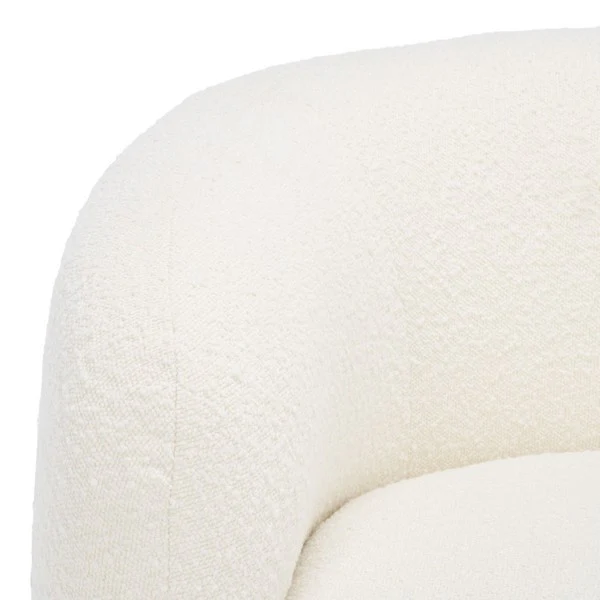 Safavieh Everly Barrel Back Accent Chai - Ivory - Image 5