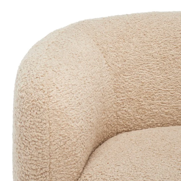 Safavieh Everly Barrel Back Accent Chai - Light Brown - Image 5