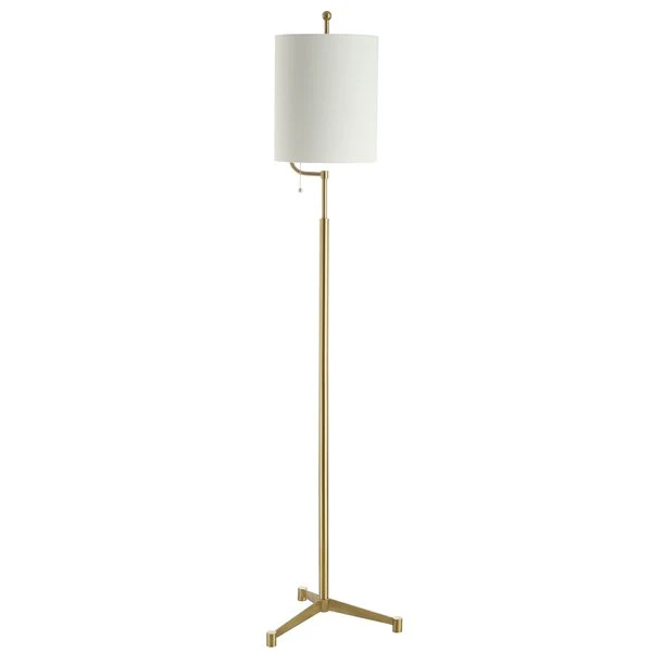 Safavieh Ezekiel Floor Lamp - Brass Gold - Image 2