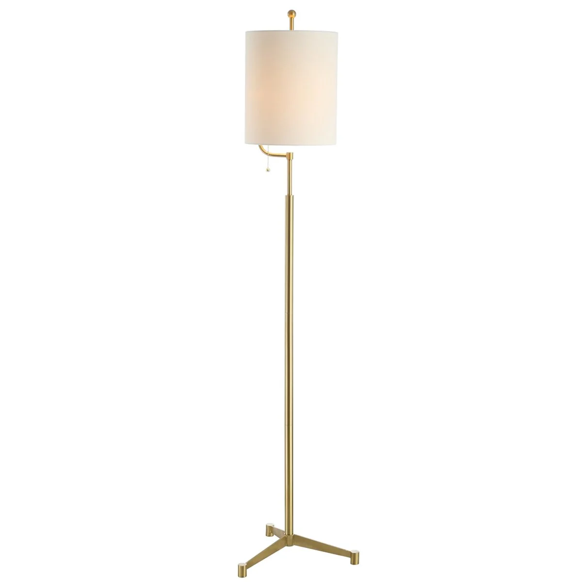 Safavieh Ezekiel Floor Lamp - Brass Gold - Image 3