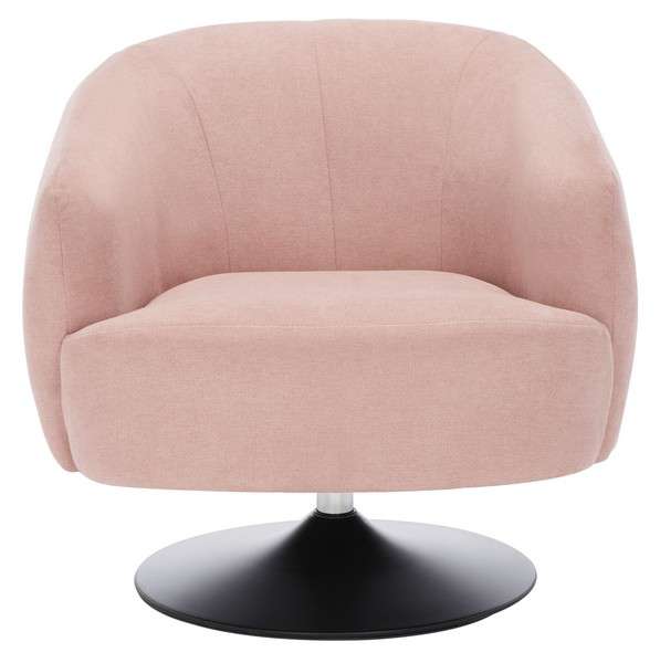Safavieh Ezro Upholstered Accent Chair - Blush - Image 2