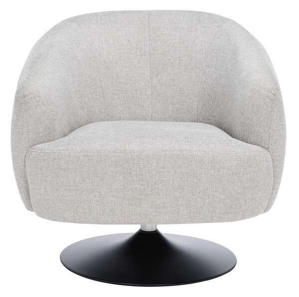 Safavieh Ezro Upholstered Accent Chair - Light Gray - Image 2
