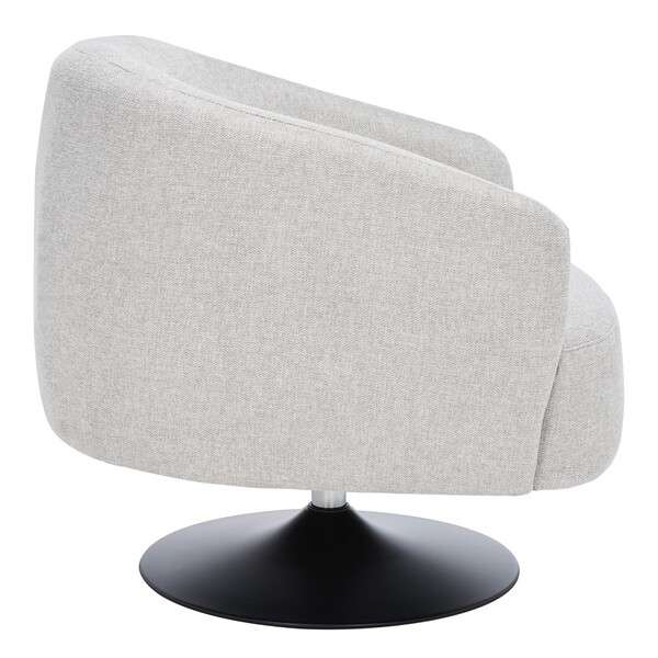 Safavieh Ezro Upholstered Accent Chair - Light Gray - Image 3