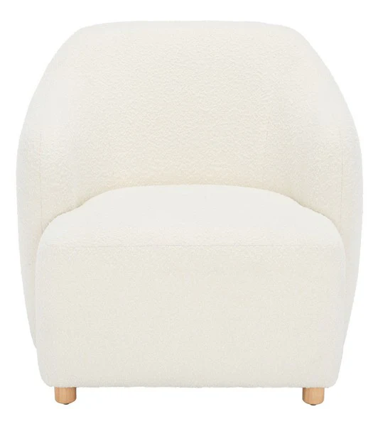 Safavieh Fabiano Boucle Accent Chair - Ivory - Image 2