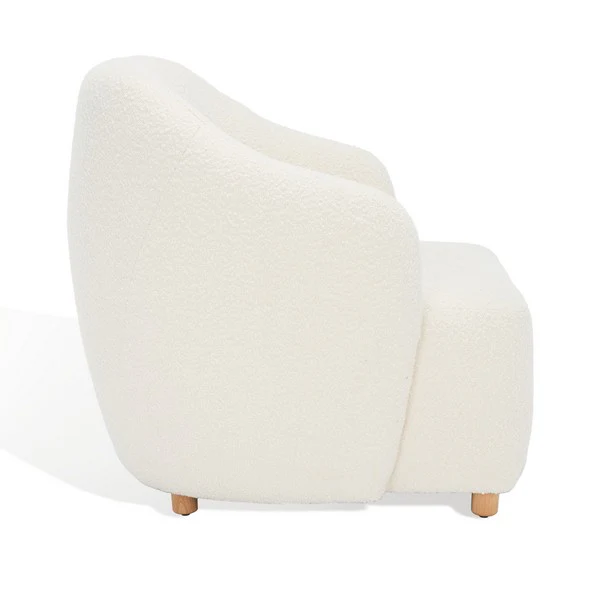 Safavieh Fabiano Boucle Accent Chair - Ivory - Image 4