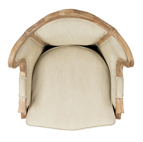 Safavieh Fallon Wing Chair - Beige - Image 5