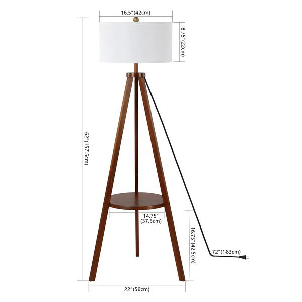 Safavieh Faris Floor Lamp - Natural - Image 3