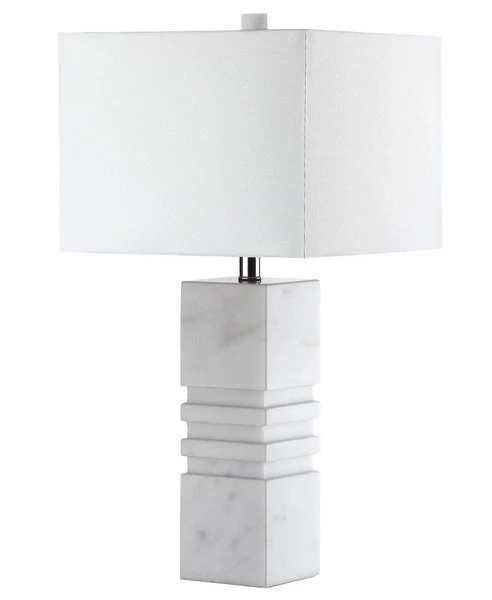 Safavieh Faye Marble Table Lamp - White - Image 2