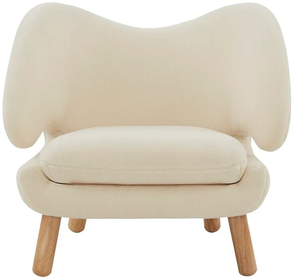 Safavieh Felicia Contemporary Chair - Ivory - Image 2