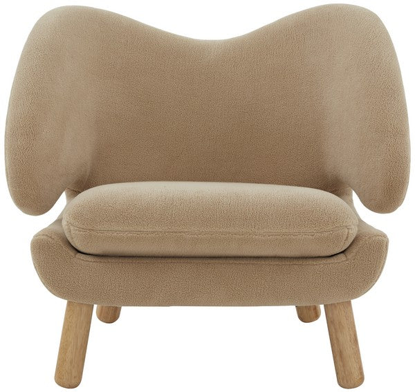 Safavieh Felicia Contemporary Chair - Tan - Image 2