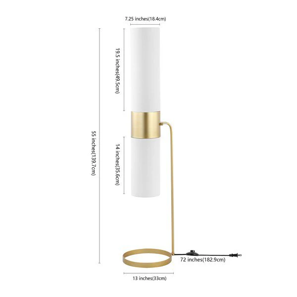 Safavieh Fierro Floor Lamp - Gold - Image 3
